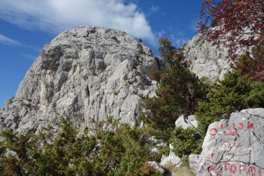 Biokovo na stazi Topići - Vrata Topola