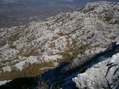 na grebenu Mosora, pogled na Jabukovac